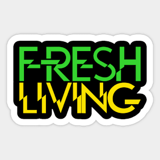 Fresh living-green/yellow Sticker